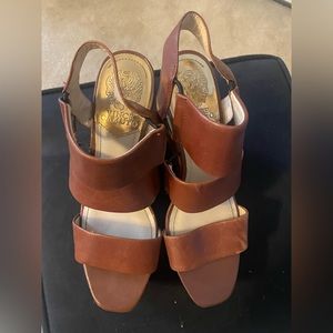 Vince Camuto brown wedges!
